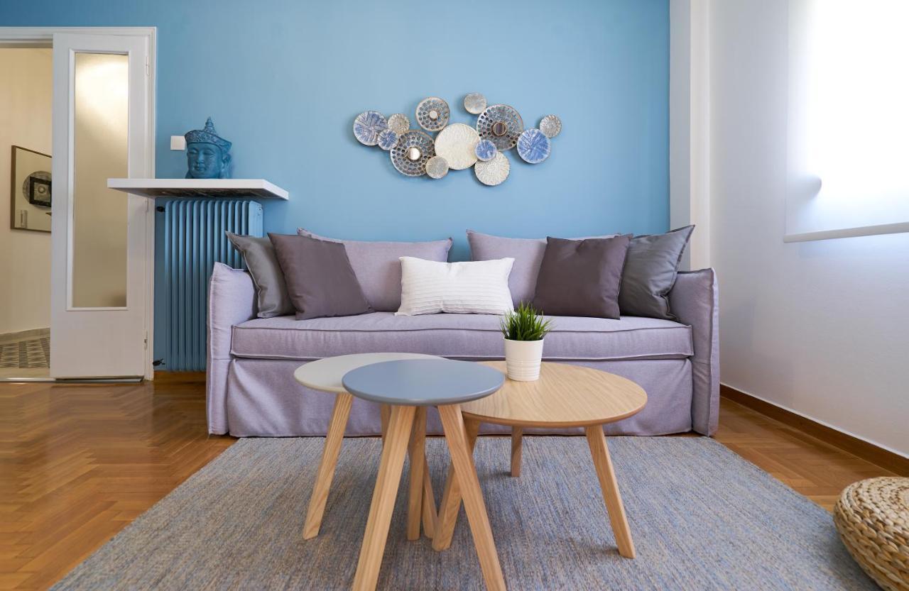 “Blue Oasis” In The Heart Of Koukaki! Lägenhet Aten Exteriör bild