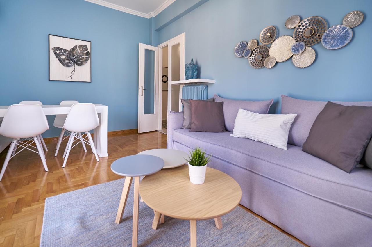 “Blue Oasis” In The Heart Of Koukaki! Lägenhet Aten Exteriör bild